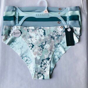 Danskin Intimates No Show   Panties  5 set  Size : M